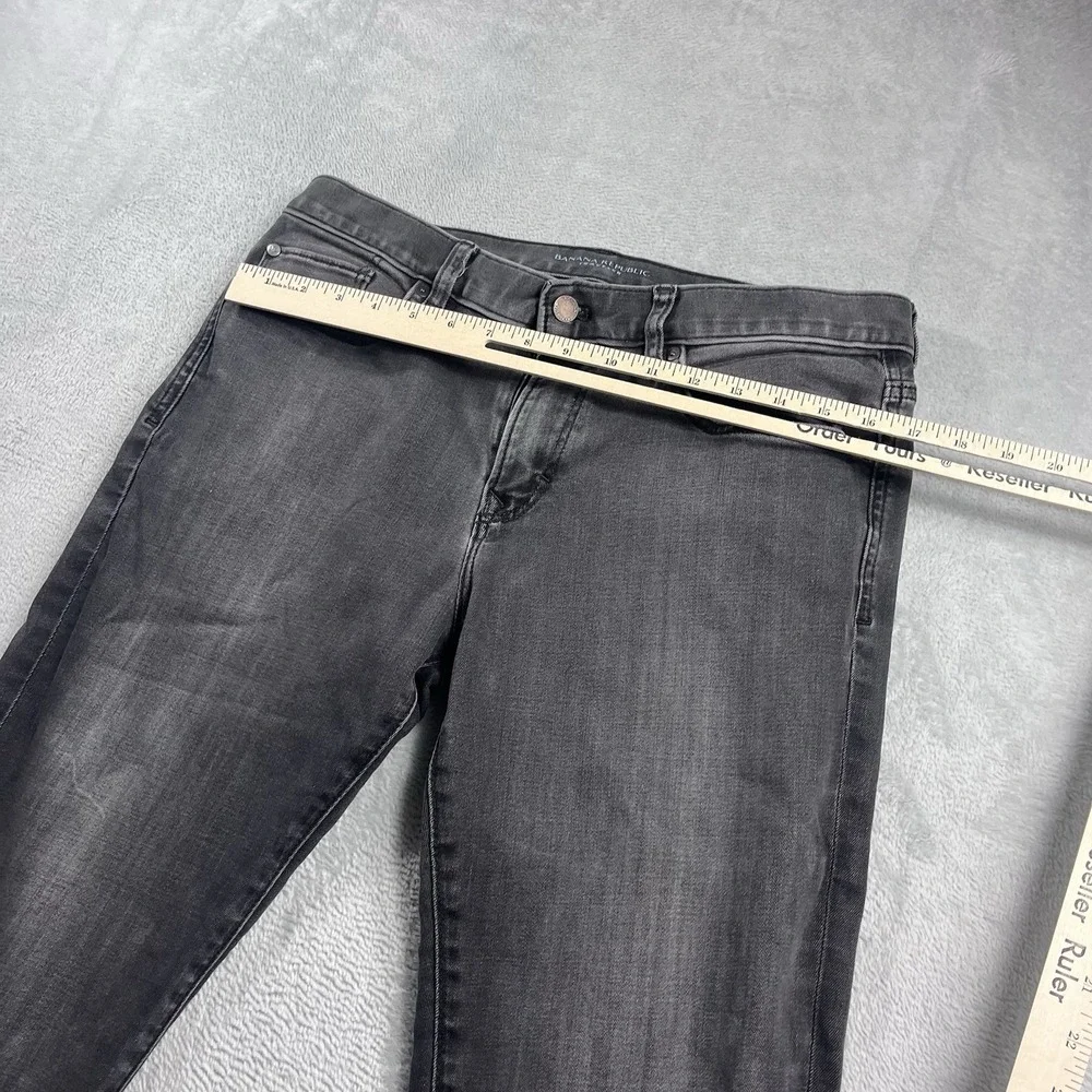 Banana Republic Traveler Jean 33x28* Slim Fit Mens Denim Pants Black